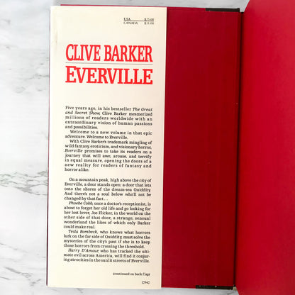 Everville by Clive Barker [FIRST EDITION / FIRST PRINTING]