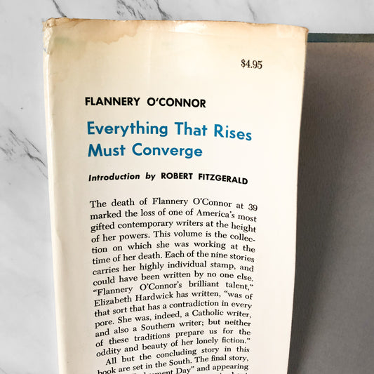 Everything That Rises Must Converge by Flannery O'Connor [FIRST EDITION] - Bookshop Apocalypse