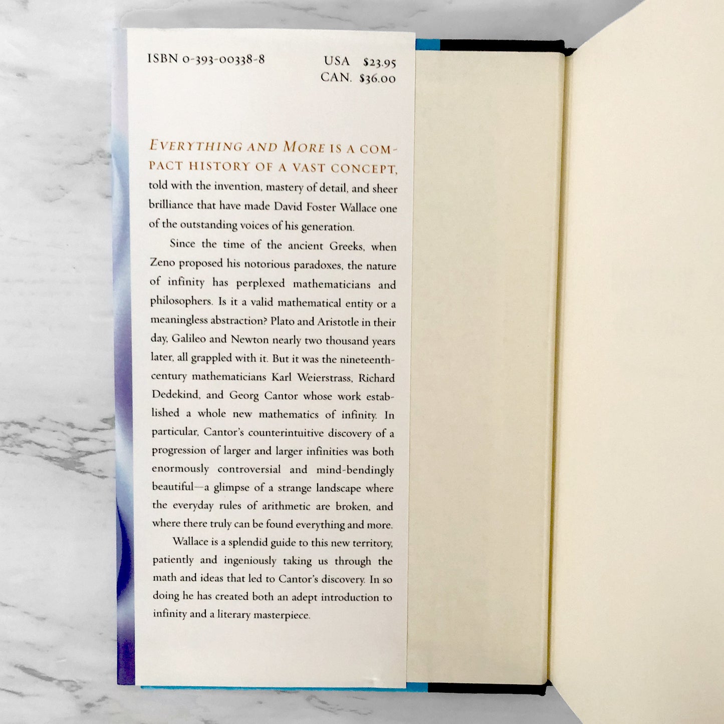 Everything and More: A Compact History of Infinity by David Foster Wallace [FIRST EDITION] 2003