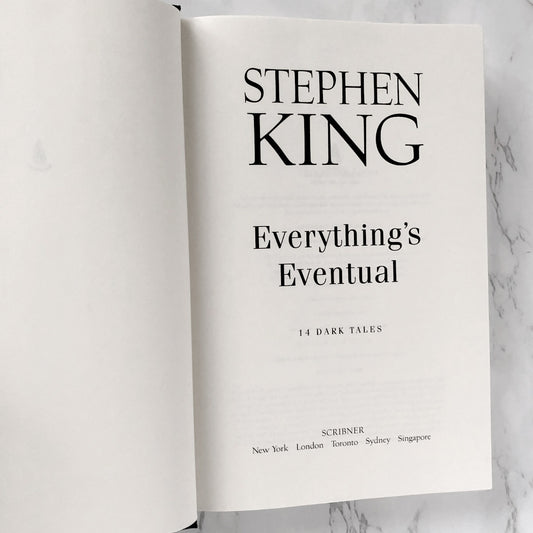 Everything's Eventual: 14 Dark Tales by Stephen King [FIRST EDITION / FIRST PRINTING] 2002