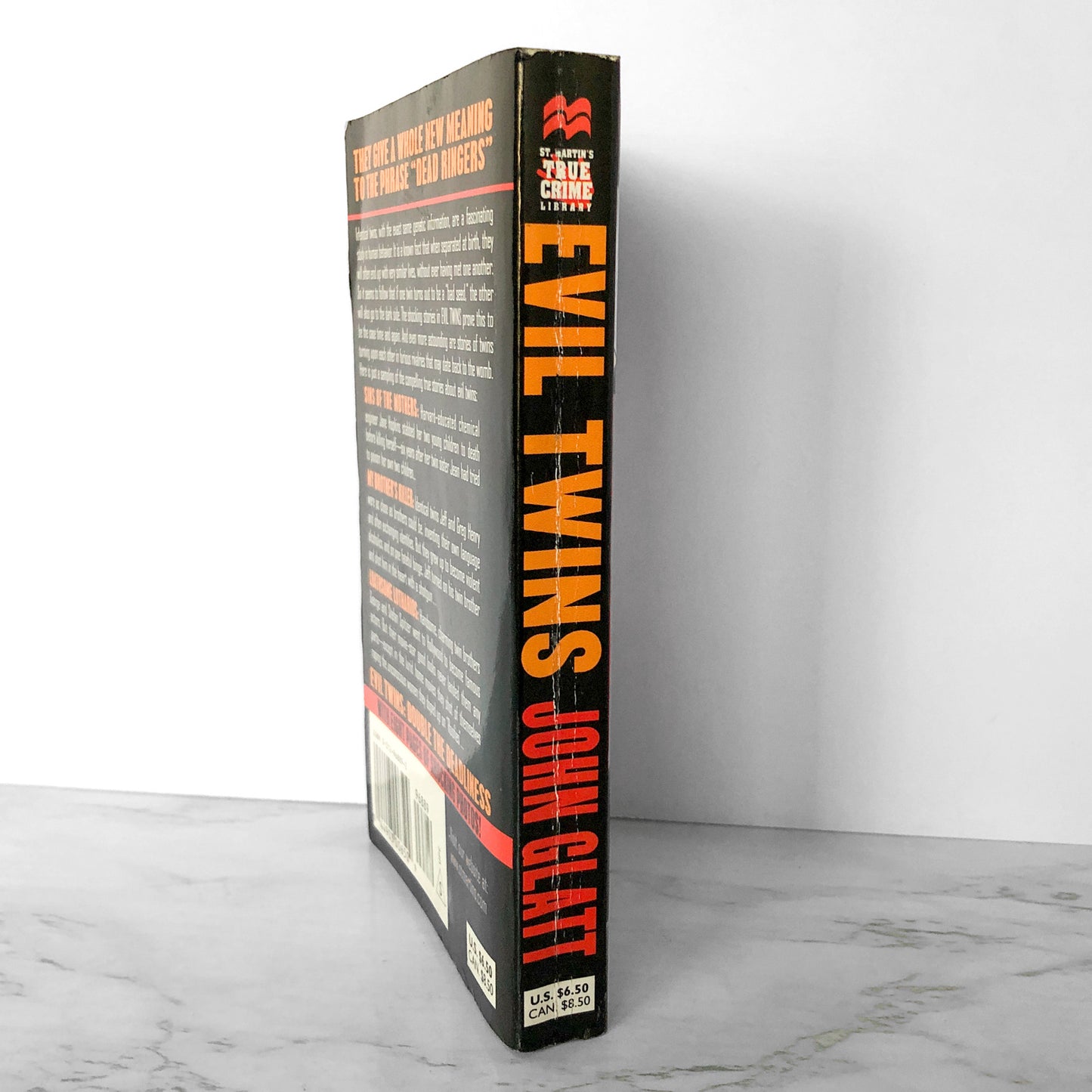 Evil Twins: Chilling True Stories of Twins, Killing & Insanity by John Glatt [FIRST EDITION / 1999]