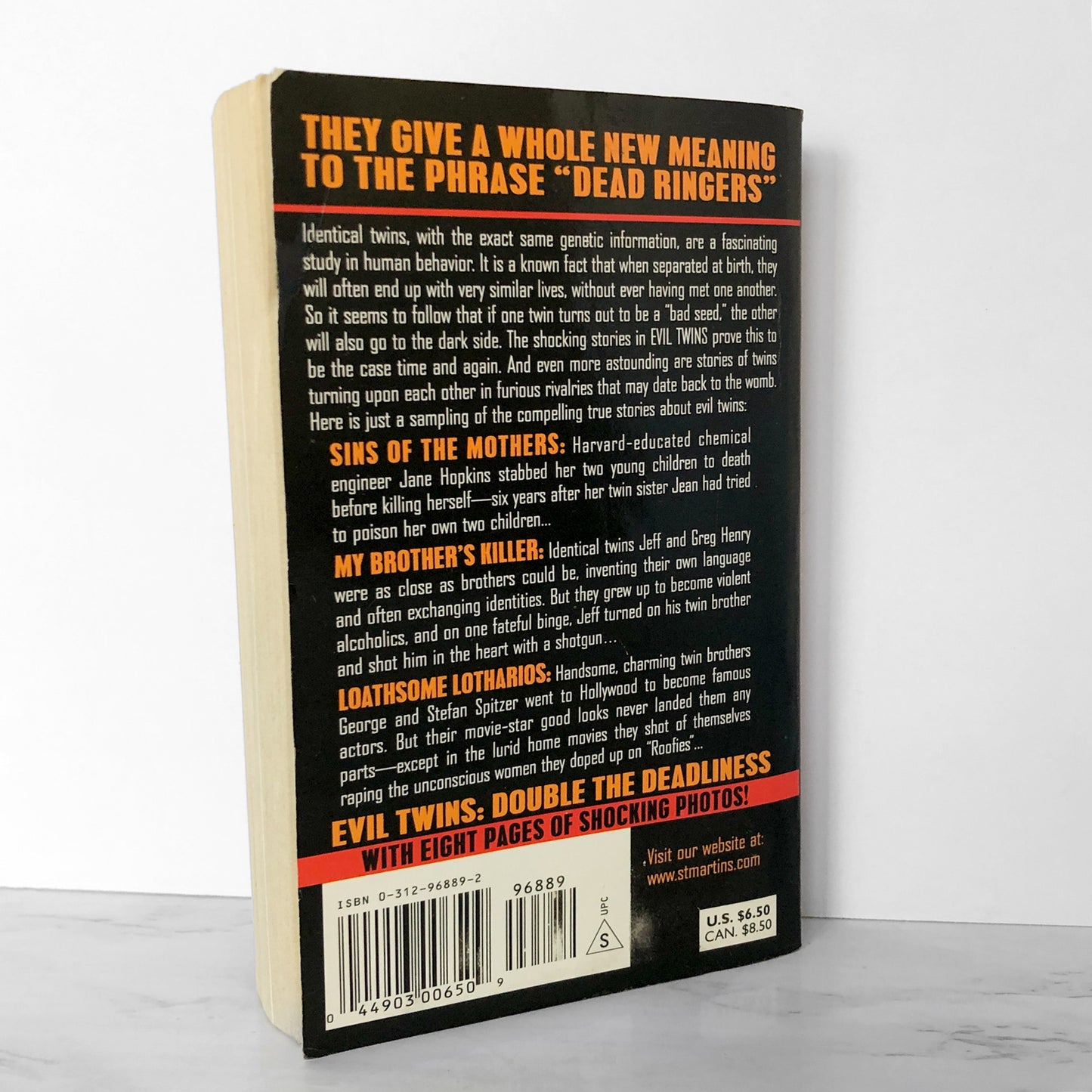 Evil Twins: Chilling True Stories of Twins, Killing & Insanity by John Glatt [FIRST EDITION / 1999]