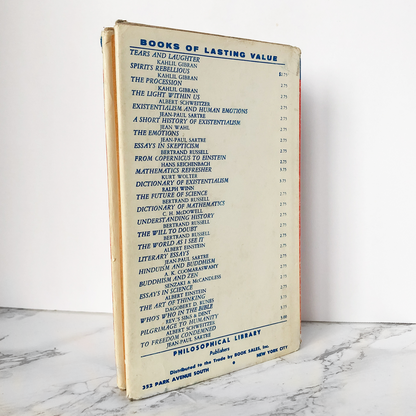 Existentialism and Human Emotions by Jean Paul Sartre [FIRST EDITION] - Bookshop Apocalypse