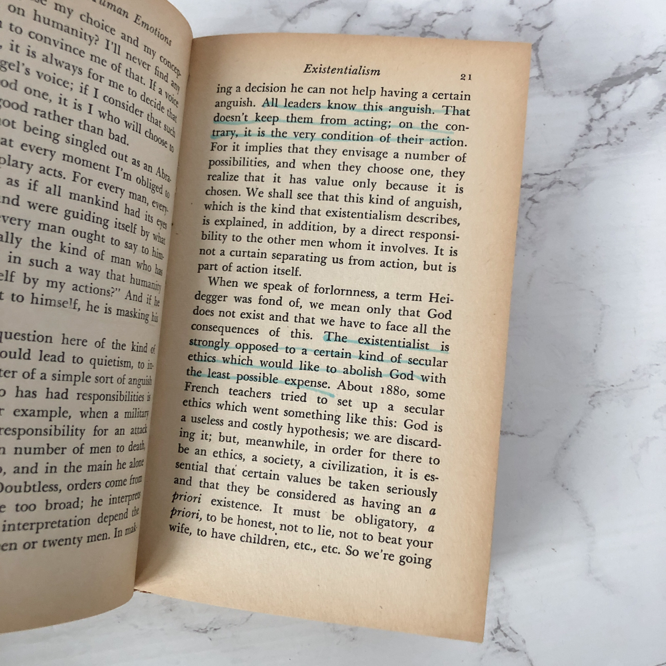 Existentialism and Human Emotions by Jean Paul Sartre [FIRST EDITION] - Bookshop Apocalypse