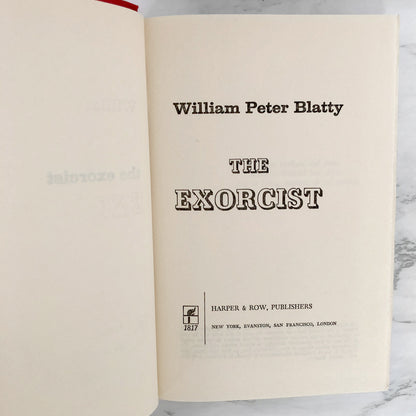The Exorcist by William Peter Blatty [RARE LEATHERETTE BOOK CLUB EDITION / 1971]