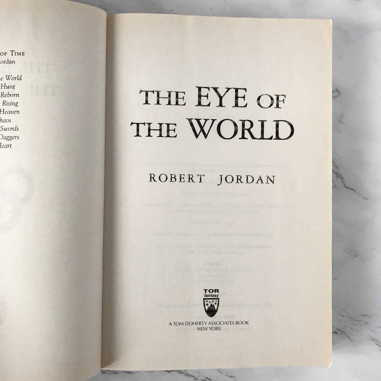 The Eye of the World by Robert Jordan [FIRST PAPERBACK EDITION] - Bookshop Apocalypse