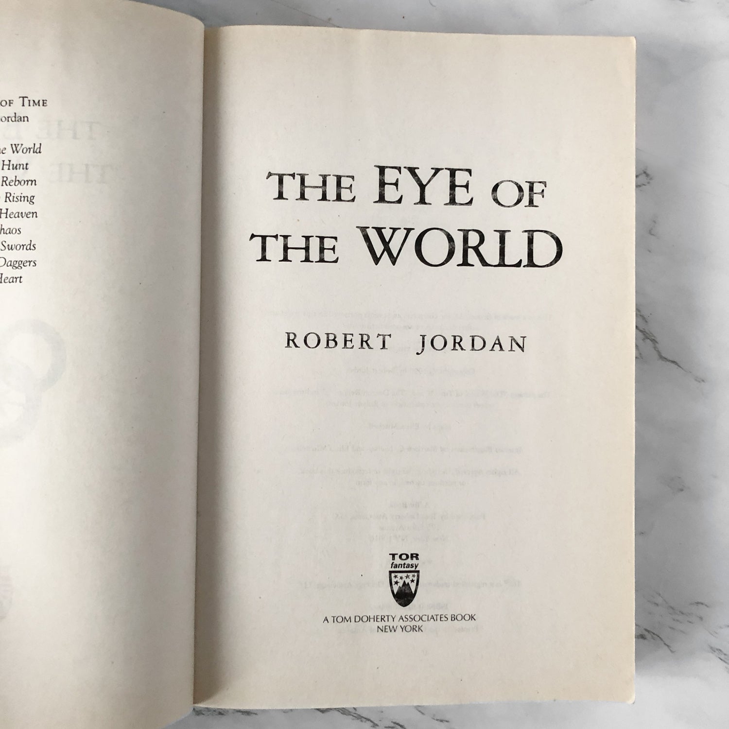 The Eye of the World by Robert Jordan [FIRST PAPERBACK EDITION] - Bookshop Apocalypse