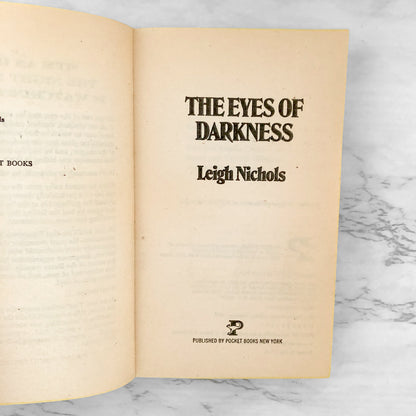 The Eyes of Darkness by Leigh Nichols "aka Dean Koontz" [FIRST EDITION / FIRST PRINTING] 1981