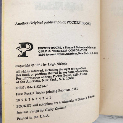 The Eyes of Darkness by Leigh Nichols "aka Dean Koontz" [FIRST EDITION / FIRST PRINTING] 1981