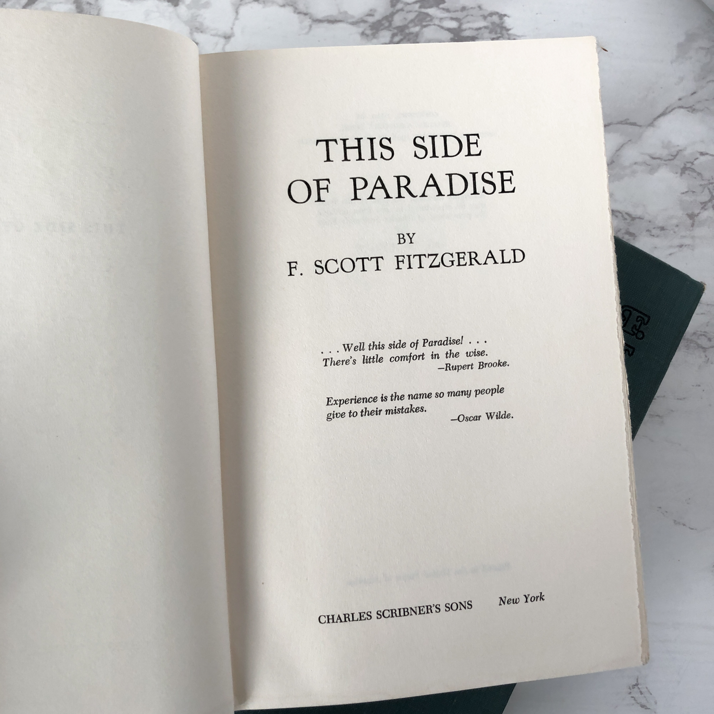 F. Scott Fitzgerald Hardcover Set [THIS SIDE OF PARADISE, THE LAST TYCOON, TENDER IS THE NIGHT] - Bookshop Apocalypse