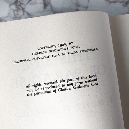 F. Scott Fitzgerald Hardcover Set [THIS SIDE OF PARADISE, THE LAST TYCOON, TENDER IS THE NIGHT] - Bookshop Apocalypse