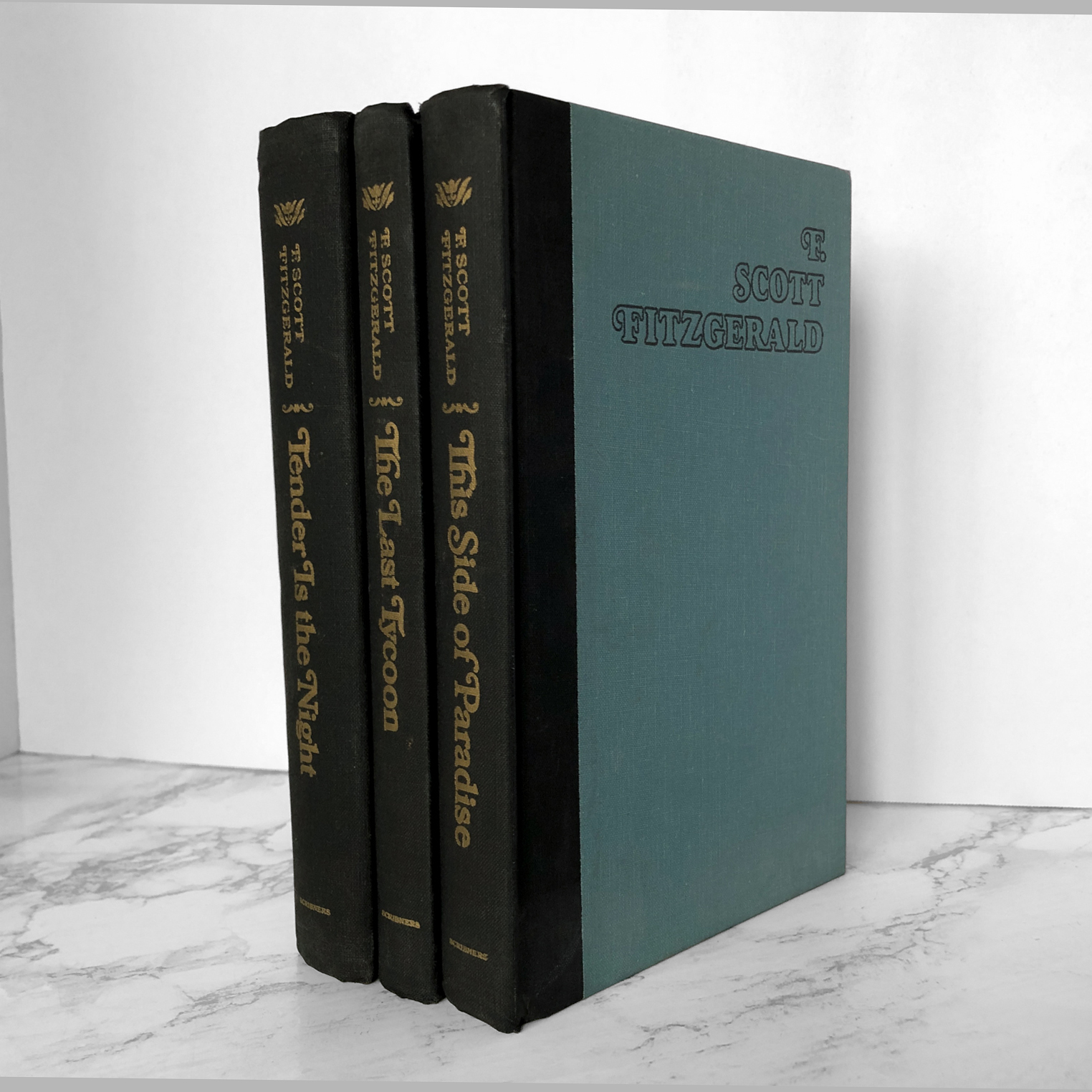 F. Scott Fitzgerald Hardcover Set [THIS SIDE OF PARADISE, THE LAST TYCOON, TENDER IS THE NIGHT] - Bookshop Apocalypse