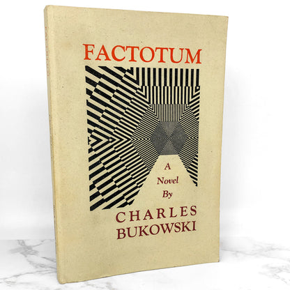 Factotum by Charles Bukowski [FIRST EDITION] 1995 ☙ Black Sparrow Press