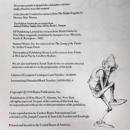 Faeries by Brian Froud & Alan Lee [FIRST EDITION] 1978