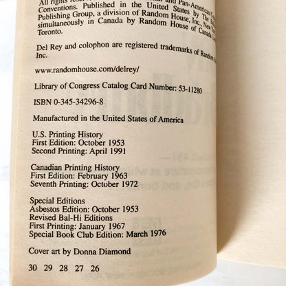 Fahrenheit 451 by Ray Bradbury [1991 PAPERBACK]