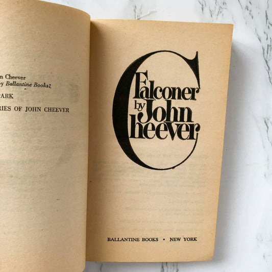 Falconer by John Cheever [1978 PAPERBACK] - Bookshop Apocalypse