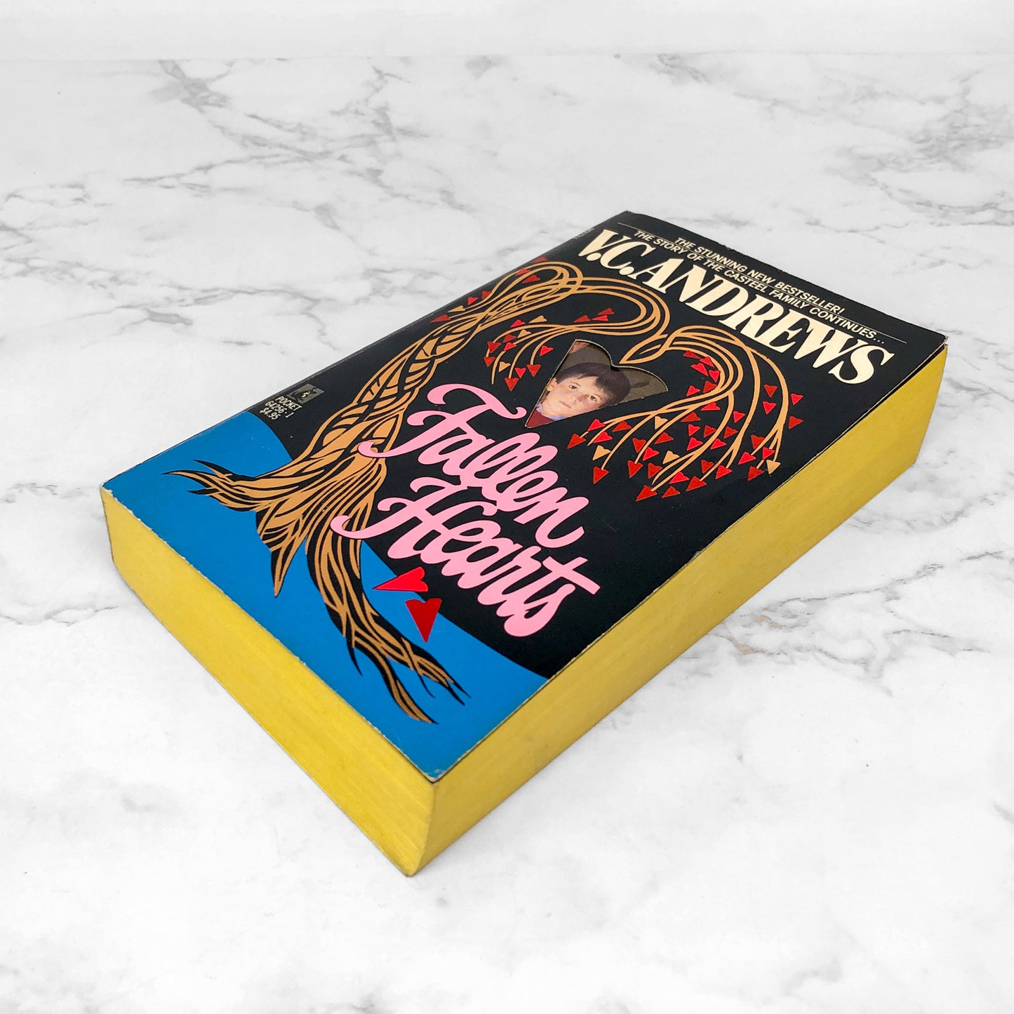 Fallen Hearts by V.C. Andrews [FIRST PAPERBACK PRINTING] 1988