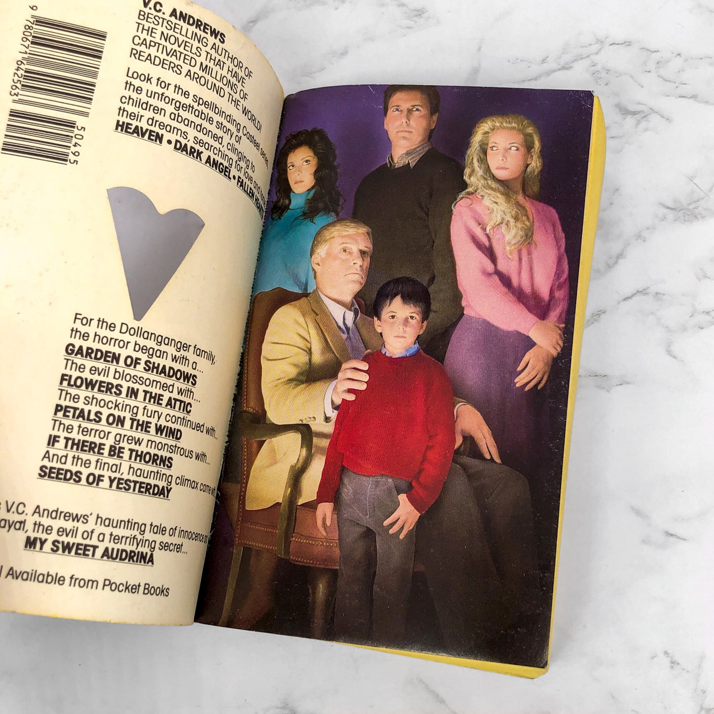 Fallen Hearts by V.C. Andrews [FIRST PAPERBACK PRINTING] 1988