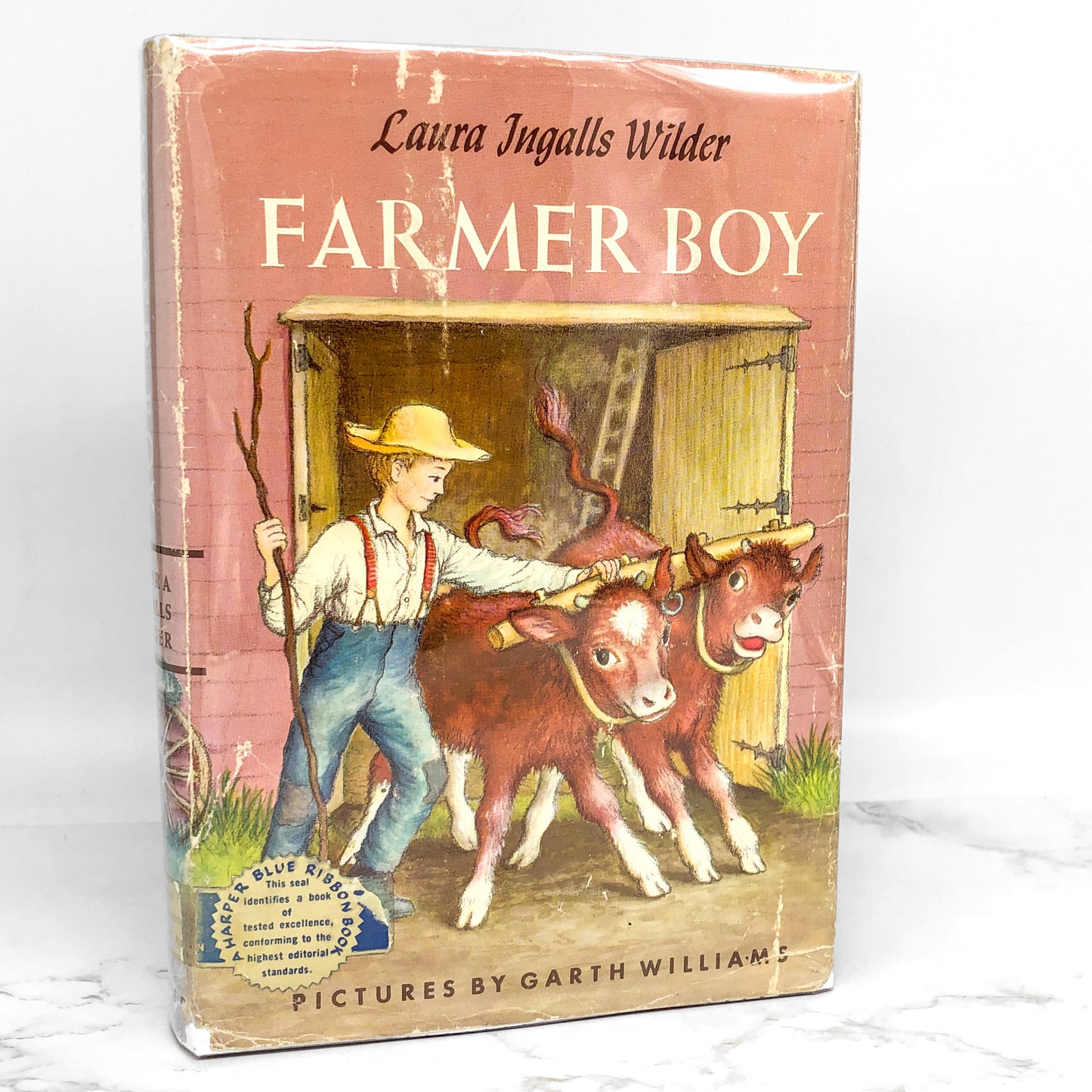 Farmer Boy by Laura Ingalls Wilder • Garth Williams [SECOND HARDCOVER EDITION] 1953 • Harper & Bros. • Little House #2