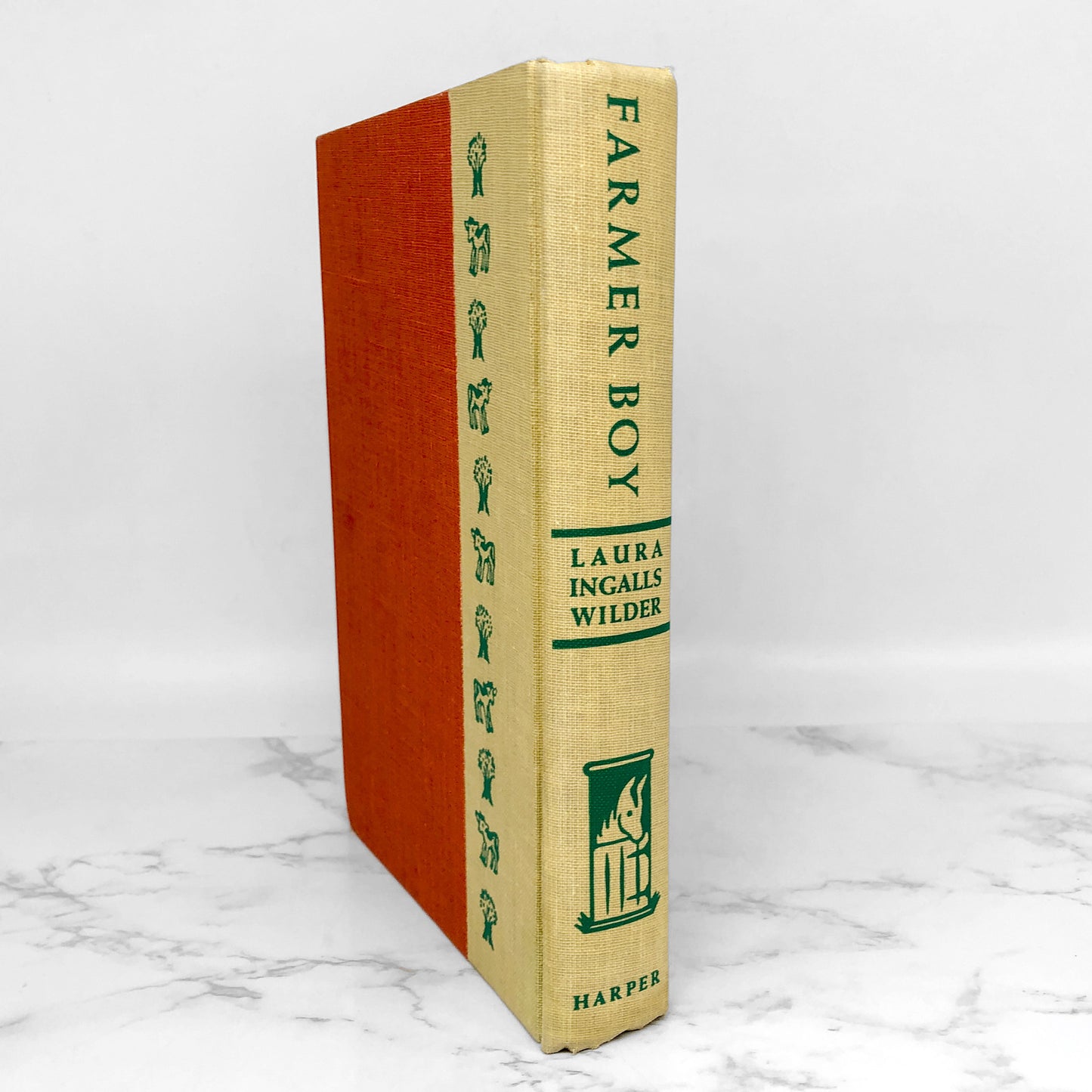 Farmer Boy by Laura Ingalls Wilder • Garth Williams [SECOND HARDCOVER EDITION] 1953 • Harper & Bros. • Little House #2