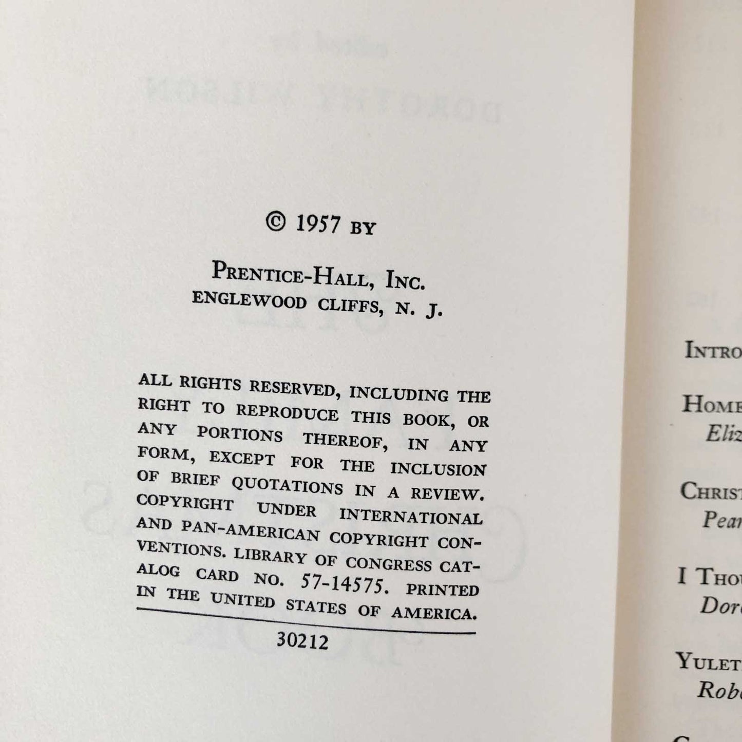 The Family Christmas Book edited by Dorothy Wilson [FIRST EDITION ANTHOLOGY] 1957