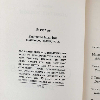 The Family Christmas Book edited by Dorothy Wilson [FIRST EDITION ANTHOLOGY] 1957