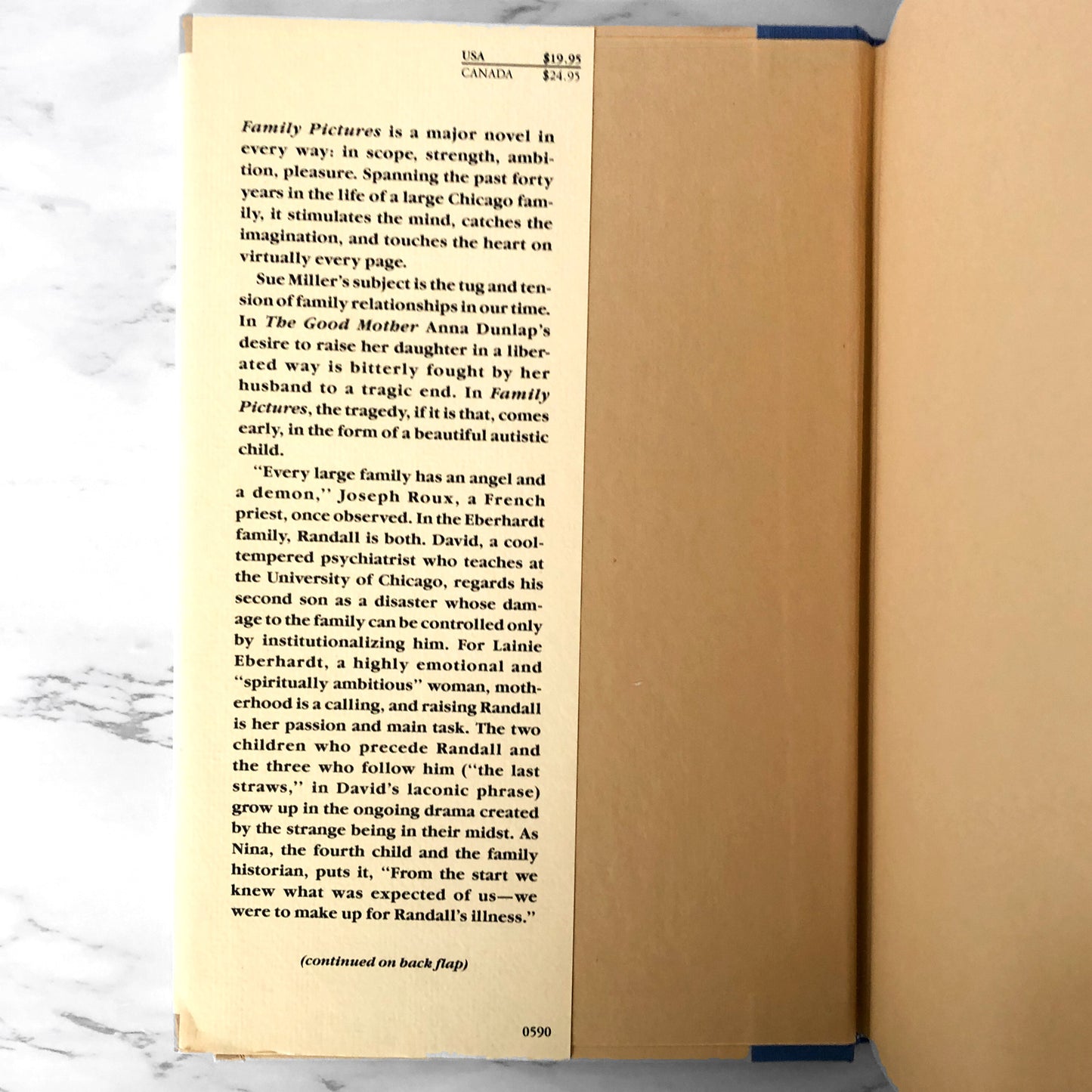 Family Pictures by Sue Miller [FIRST EDITION / 1990]