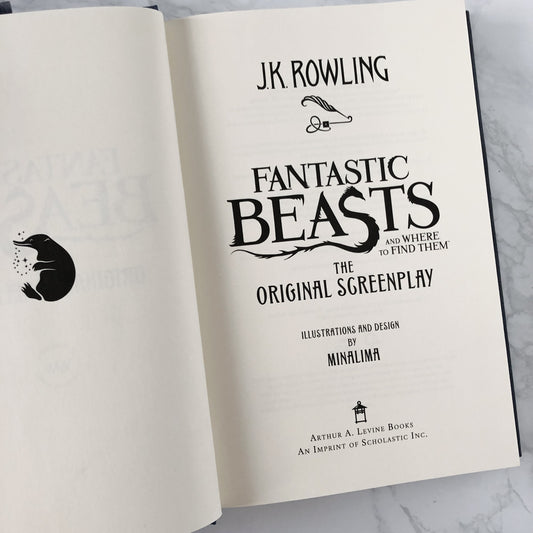 Fantastic Beasts and Where to Find Them: The Original Screenplay by J.K. Rowling [FIRST PRINTING] - Bookshop Apocalypse