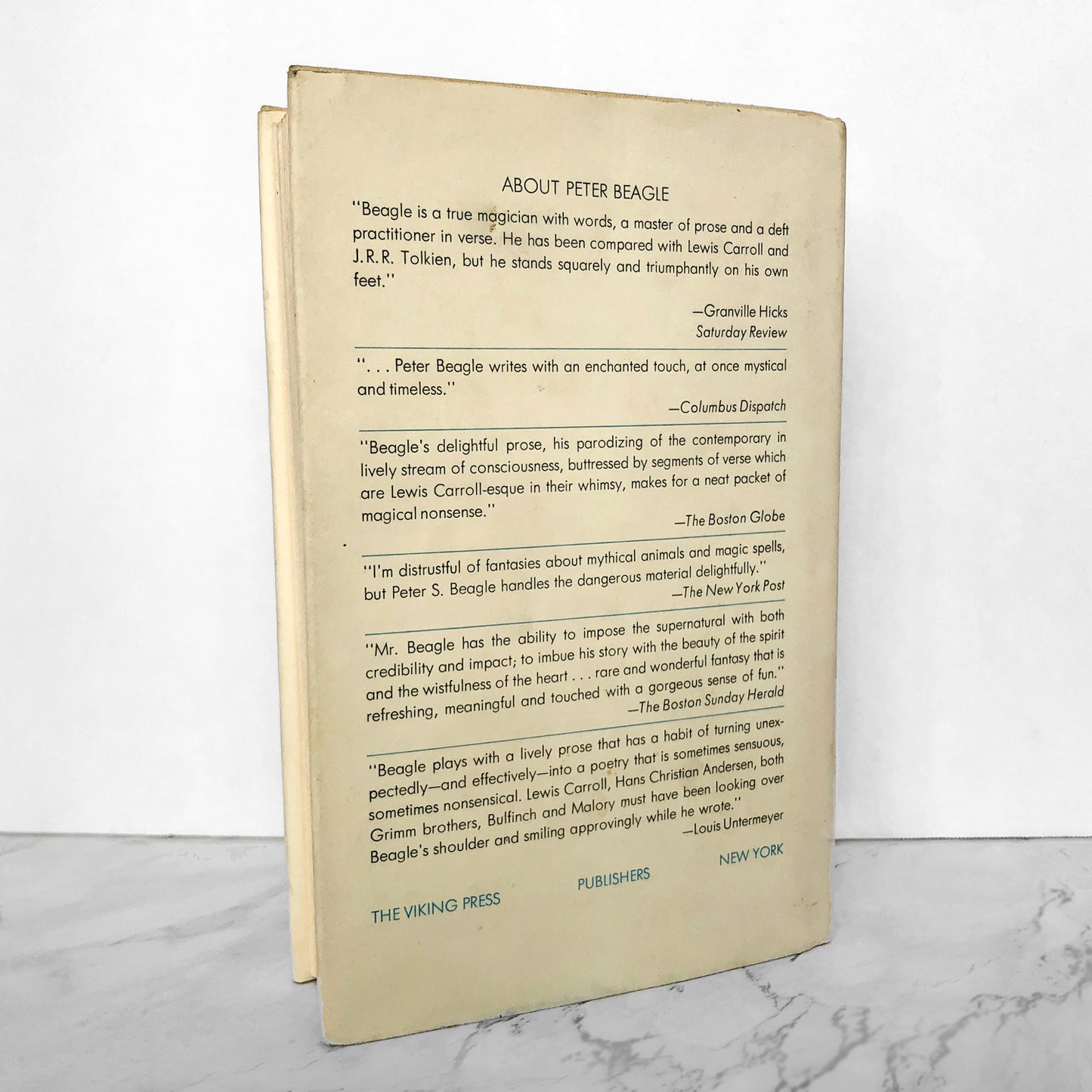 The Fantasy Worlds of Peter Beagle [1978 HARDCOVER ANTHOLOGY]  [The Last Unicorn, Lila The Werewolf, Come Lady Death & A Fine and Private Place] - Bookshop Apocalypse