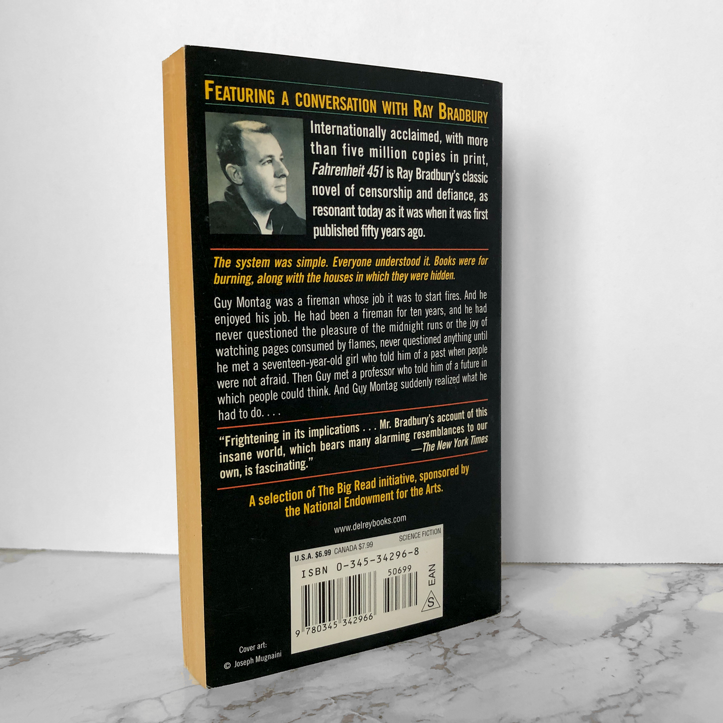 Fahrenheit 451 by Ray Bradbury [50TH ANNIVERSARY PAPERBACK] - Bookshop Apocalypse