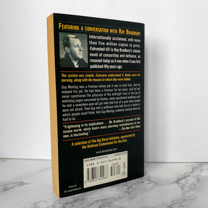 Fahrenheit 451 by Ray Bradbury [50TH ANNIVERSARY PAPERBACK] - Bookshop Apocalypse