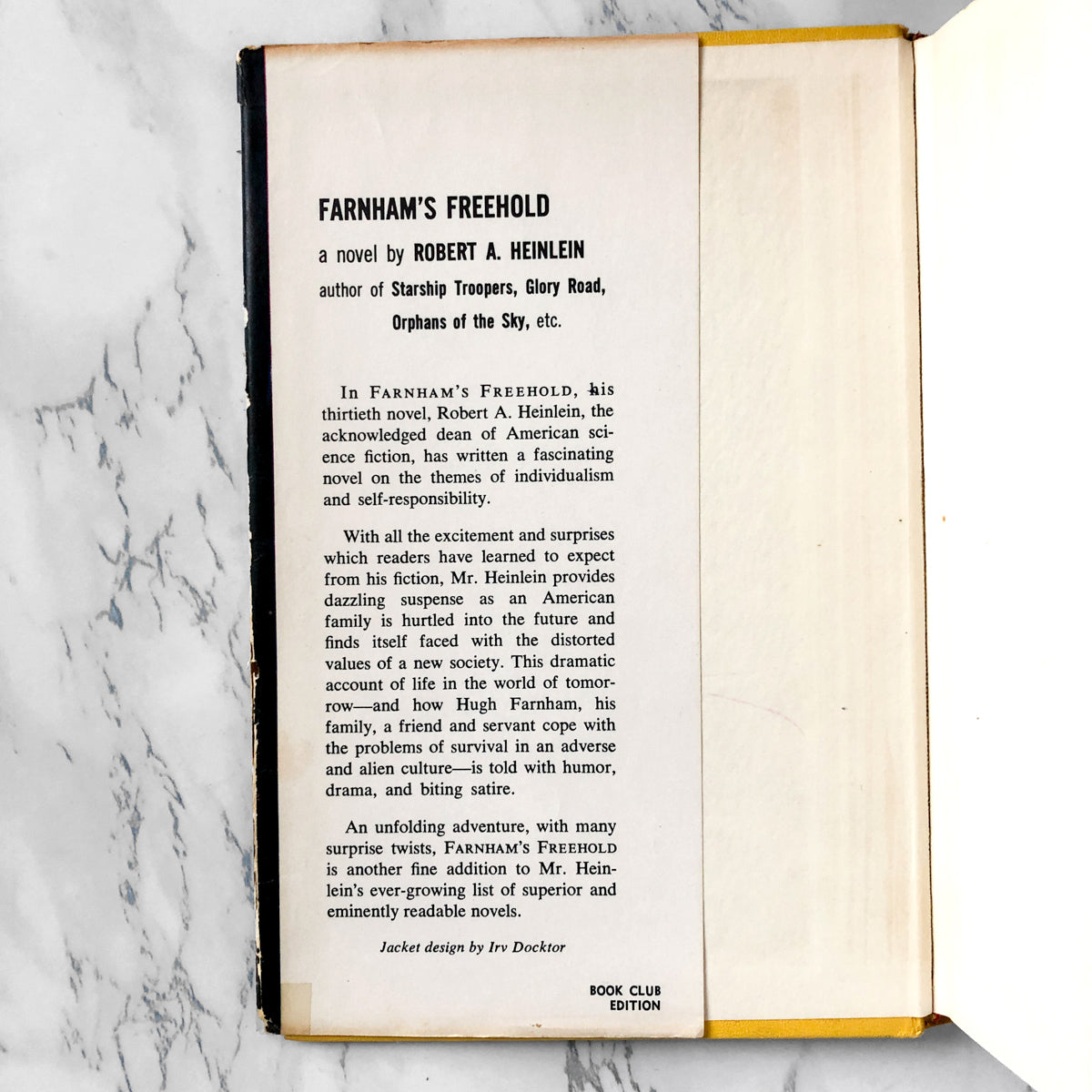 Farnham's Freehold by Robert Heinlein [BOOK CLUB EDITION / 1964] - Bookshop Apocalypse