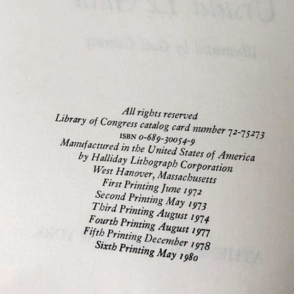 The Farthest Shore by Ursula K. Le Guin [FIRST EDITION] 1980 • Atheneum • Earthsea #3