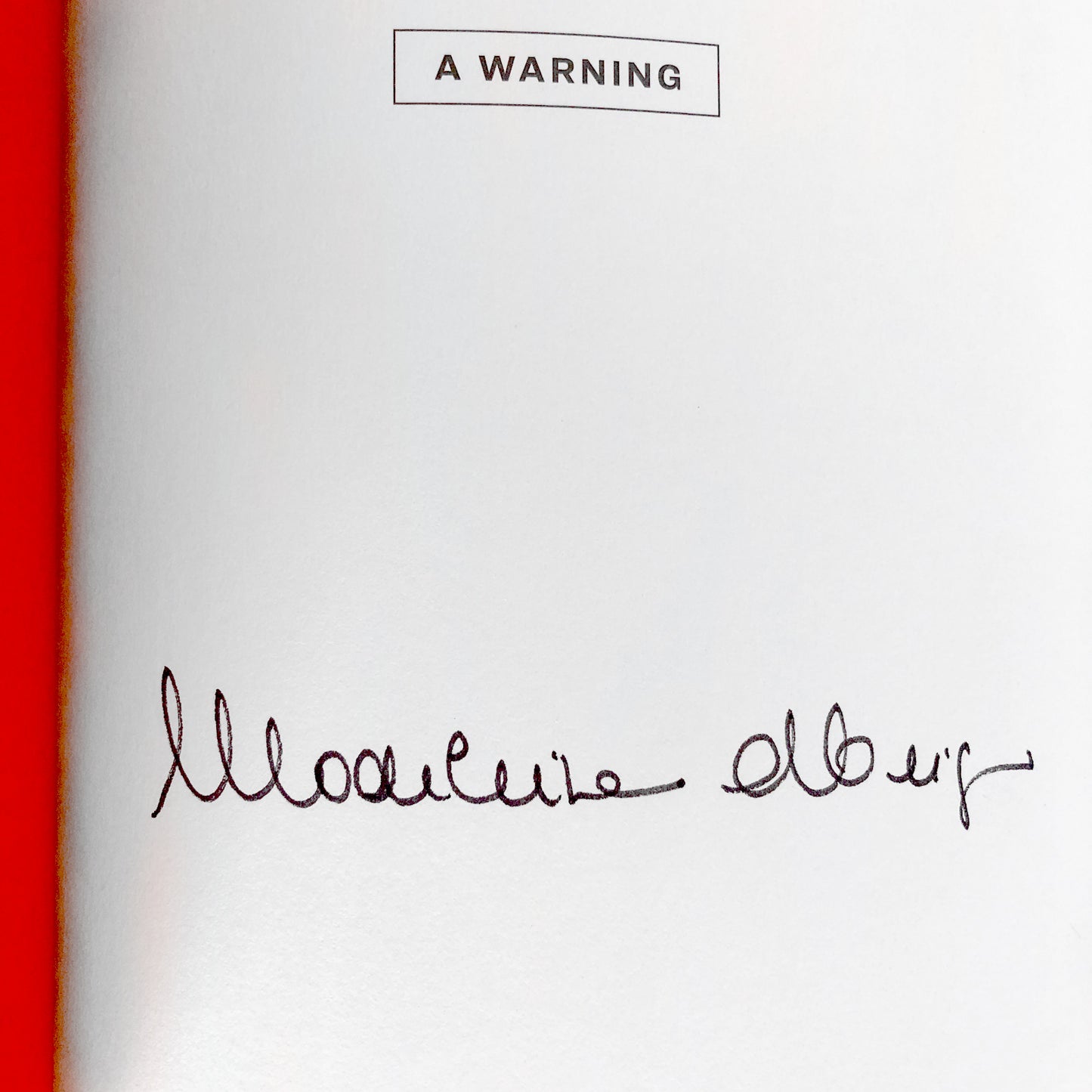 Fascism: A Warning by Madeleine Albright SIGNED! [FIRST EDITION]