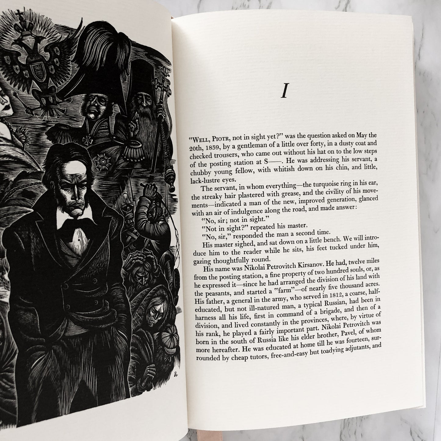 Fathers and Sons by Ivan Turgenev [THE EASTON PRESS / 1977] - Bookshop Apocalypse