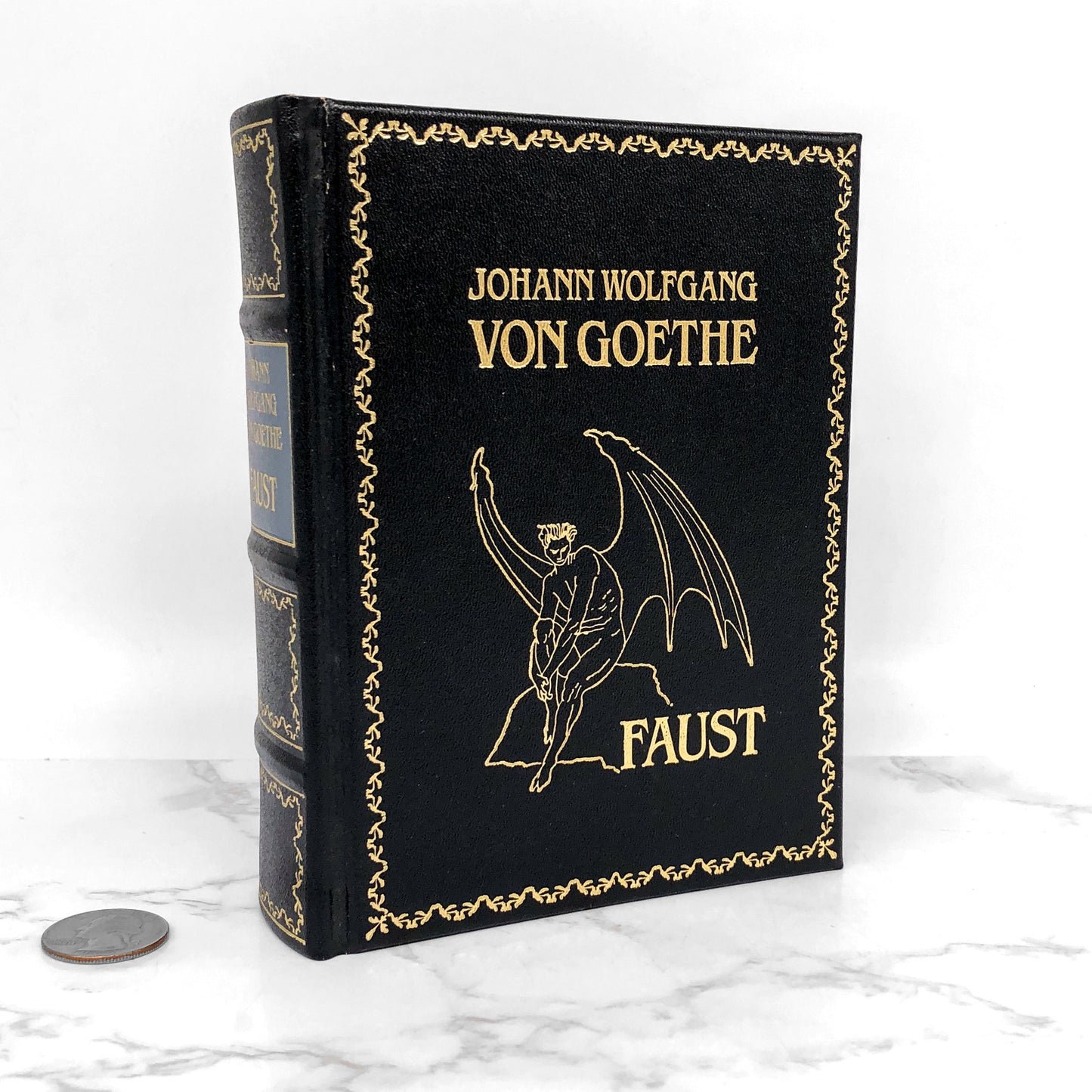 Faust by Johann Wolfgang von Goethe [1986 MINI LEATHER-BOUND HARDCOVER]