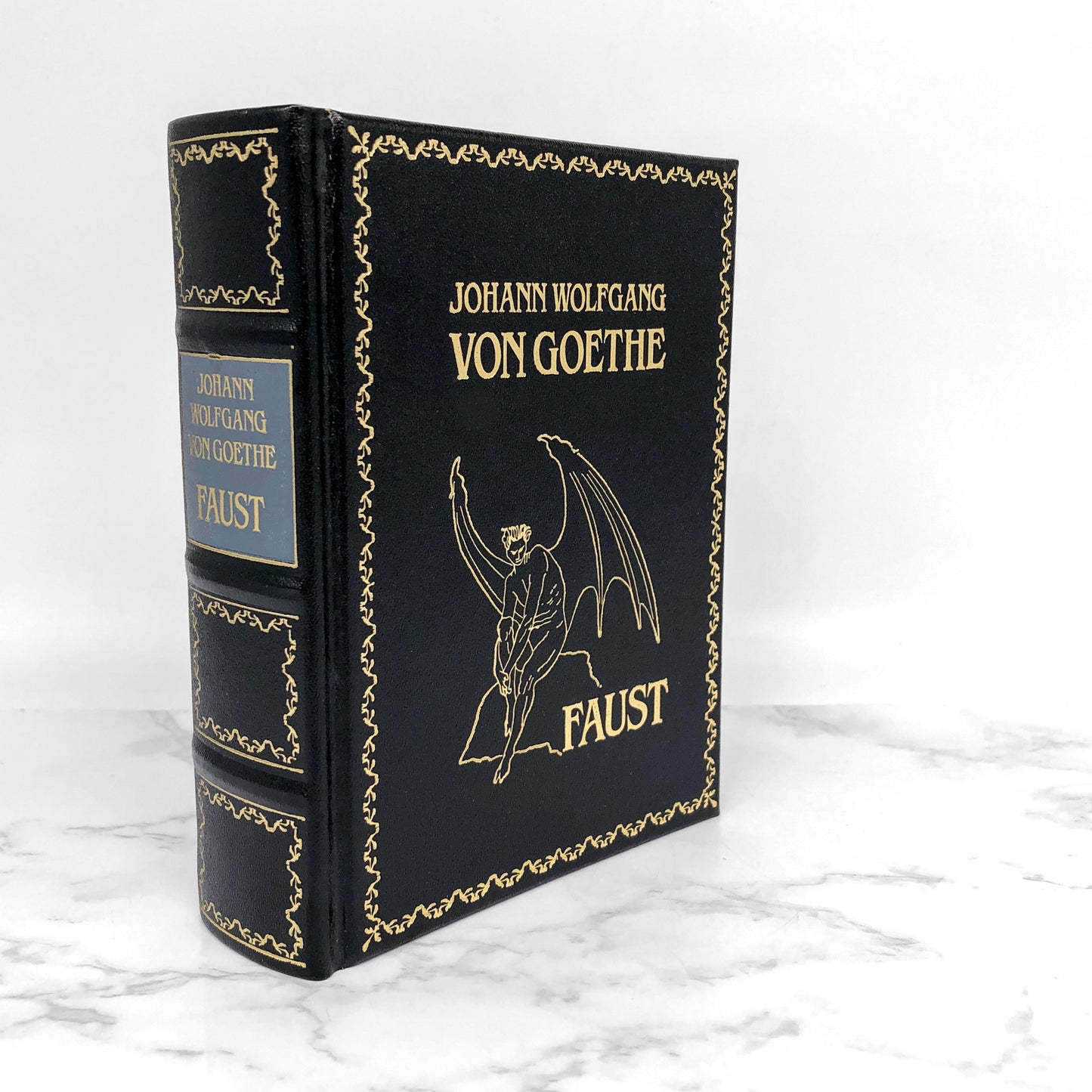 Faust by Johann Wolfgang von Goethe [1986 MINI LEATHER-BOUND HARDCOVER]