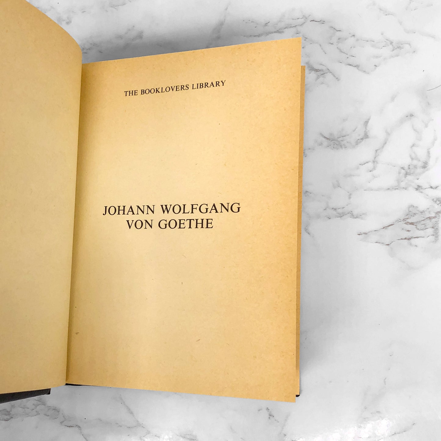 Faust by Johann Wolfgang von Goethe [1986 MINI LEATHER-BOUND HARDCOVER]