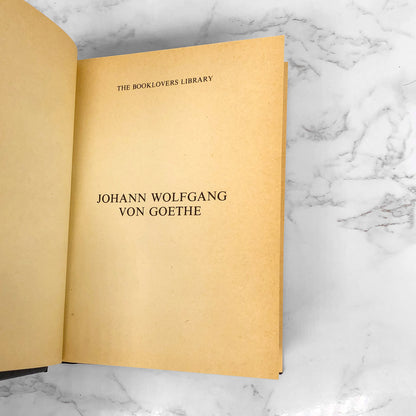 Faust by Johann Wolfgang von Goethe [1986 MINI LEATHER-BOUND HARDCOVER]