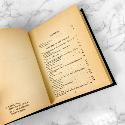 Faust by Johann Wolfgang von Goethe [1986 MINI LEATHER-BOUND HARDCOVER]