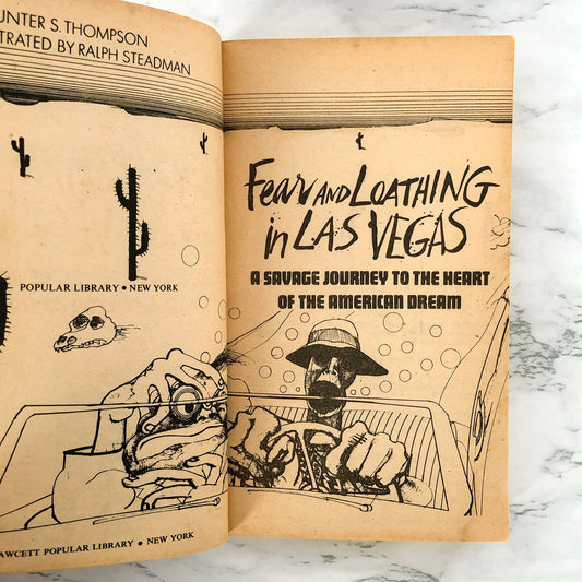 Fear and Loathing in Las Vegas by Hunter S. Thompson [POPULAR LIBRARY PAPERBACK] 1971