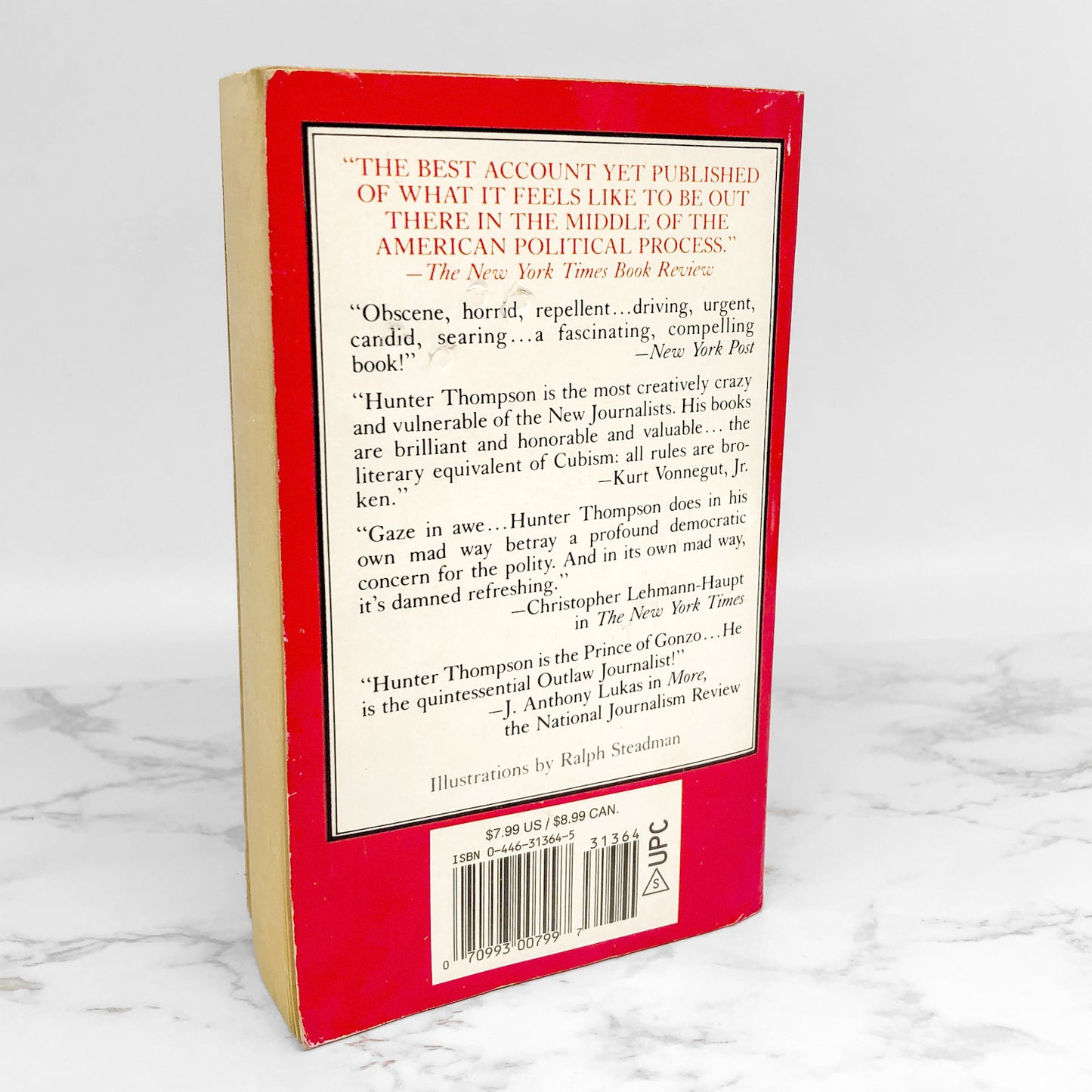 Fear and Loathing on the Campaign Trail '72 by Hunter S. Thompson [1983 PAPERBACK]