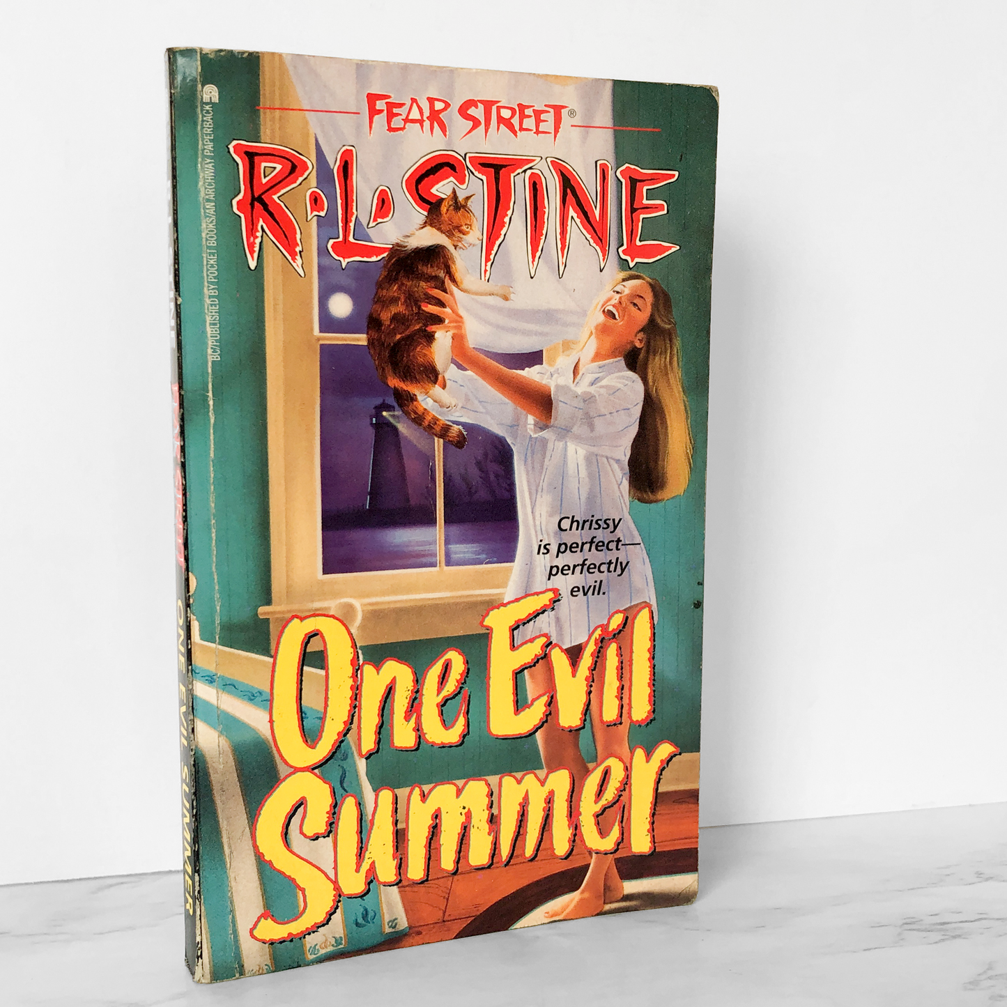 Fear Street #25: One Evil Summer by R.L. Stine [1994 PAPERBACK]