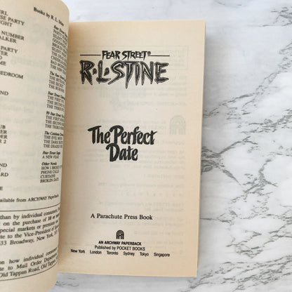 Fear Street #37: Perfect Date by R.L. Stine [1996 PAPERBACK]
