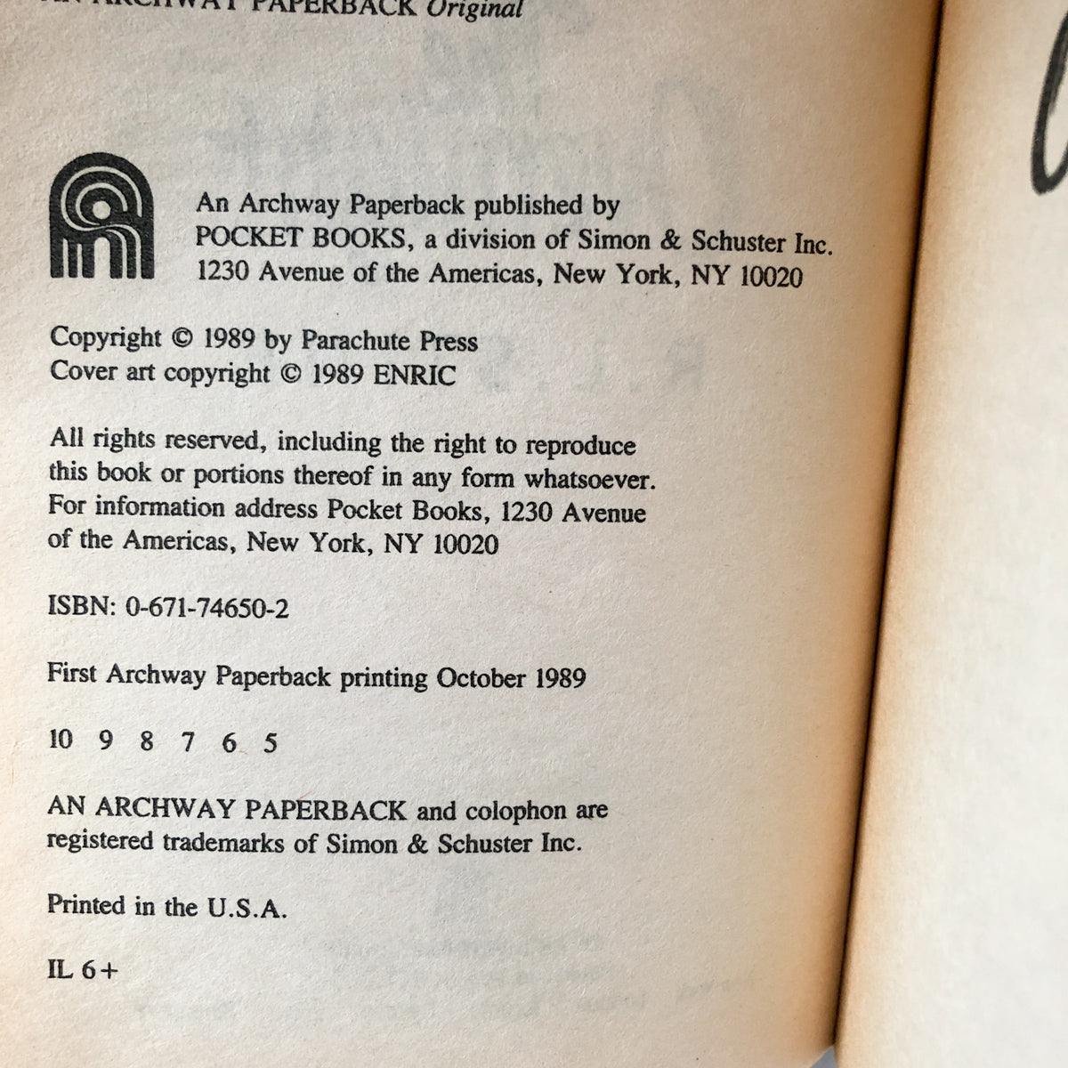 Fear Street #3: The Overnight by R.L. Stine [1989 PAPERBACK] - Bookshop Apocalypse