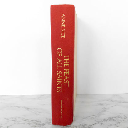 The Feast of All Saints by Anne Rice [FIRST EDITION / FIRST PRINTING] 1979