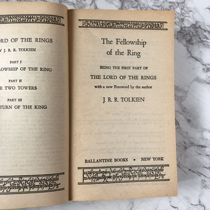 The Fellowship of the Ring by J.R.R. Tolkien [LORD OF THE RINGS #1] - Bookshop Apocalypse