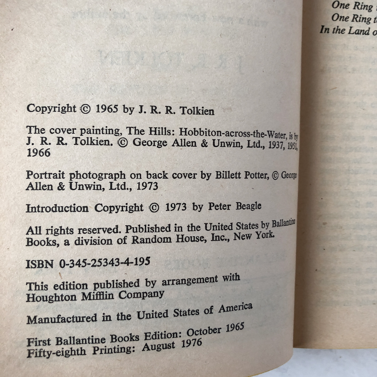 The Fellowship of the Ring by J.R.R. Tolkien [LORD OF THE RINGS #1] - Bookshop Apocalypse