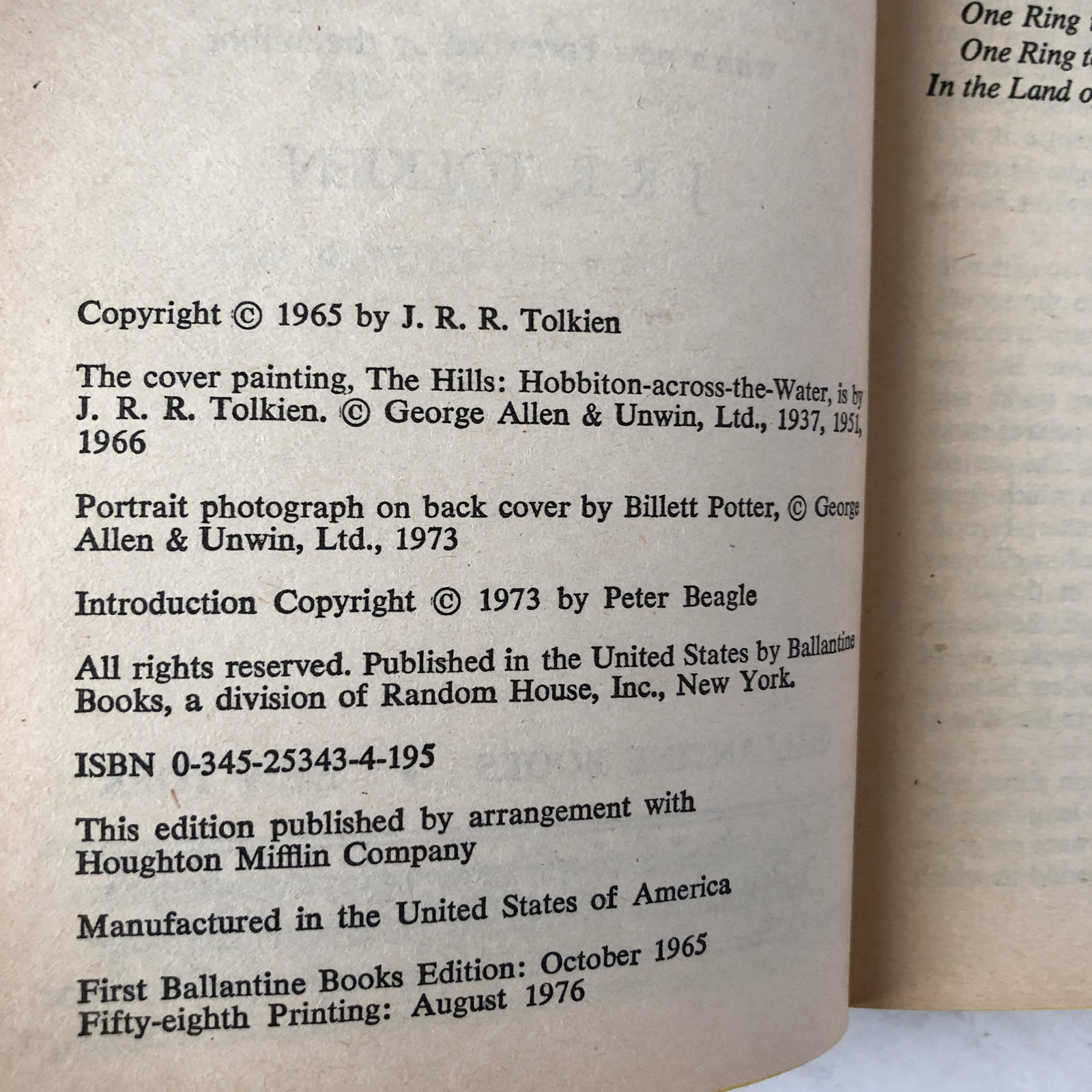 The Fellowship of the Ring by J.R.R. Tolkien [LORD OF THE RINGS #1] - Bookshop Apocalypse