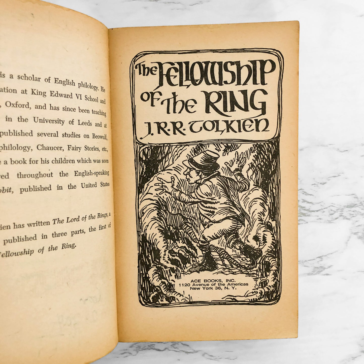 The Fellowship of the Ring by J.R.R. Tolkien [FIRST PAPERBACK PRINTING] Ace Books / 1964